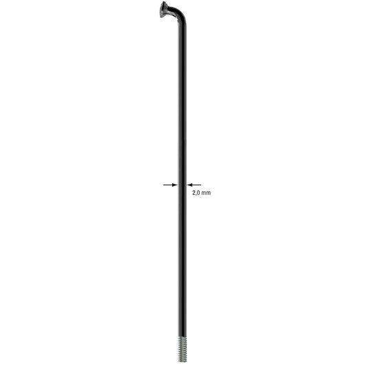 Sapim CX-Ray Spoke J-Bend 14G Bladed (260) Black