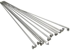 Sapim Leader Spoke J-Bend 14G Pre-cut, Silver, 239mm
