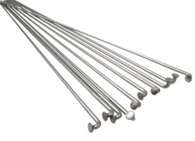 Sapim Leader Spoke J-Bend 14G Pre-cut, Silver, 265mm