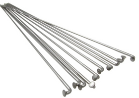 Sapim Leader Spoke J-Bend 14G Pre-cut, Silver, 282mm