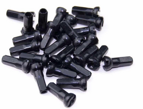 Sapim Polyax Nipple - Alu 14G 12mm, Black