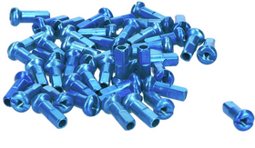 Sapim Polyax Nipple - Alu 14G 12mm, Blue