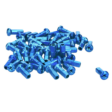 Sapim Polyax Nipple - Alu 14G 12mm, Blue
