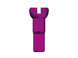 Sapim Polyax Nipple - Alu 14G 12mm, Purple