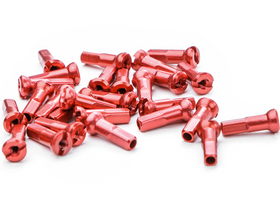 Sapim Polyax Nipple - Alu 14G 12mm, Red