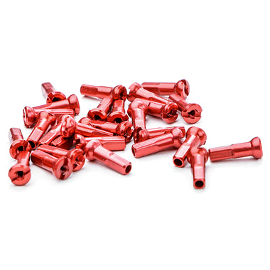 Sapim Polyax Nipple - Alu 14G 12mm, Red