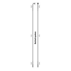 Sapim Race Spoke J-Bend 14G Pre-cut, DB (289) Silver