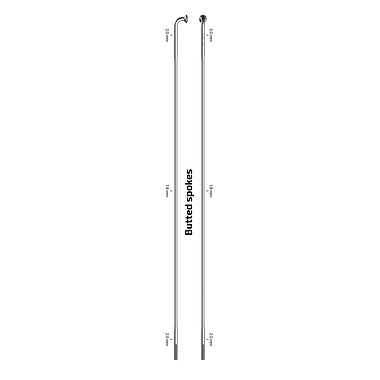 Sapim Race Spoke J-Bend 14G Pre-cut, DB (272) Silver