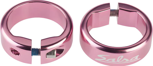 Salsa Lock-On Collars - Pink