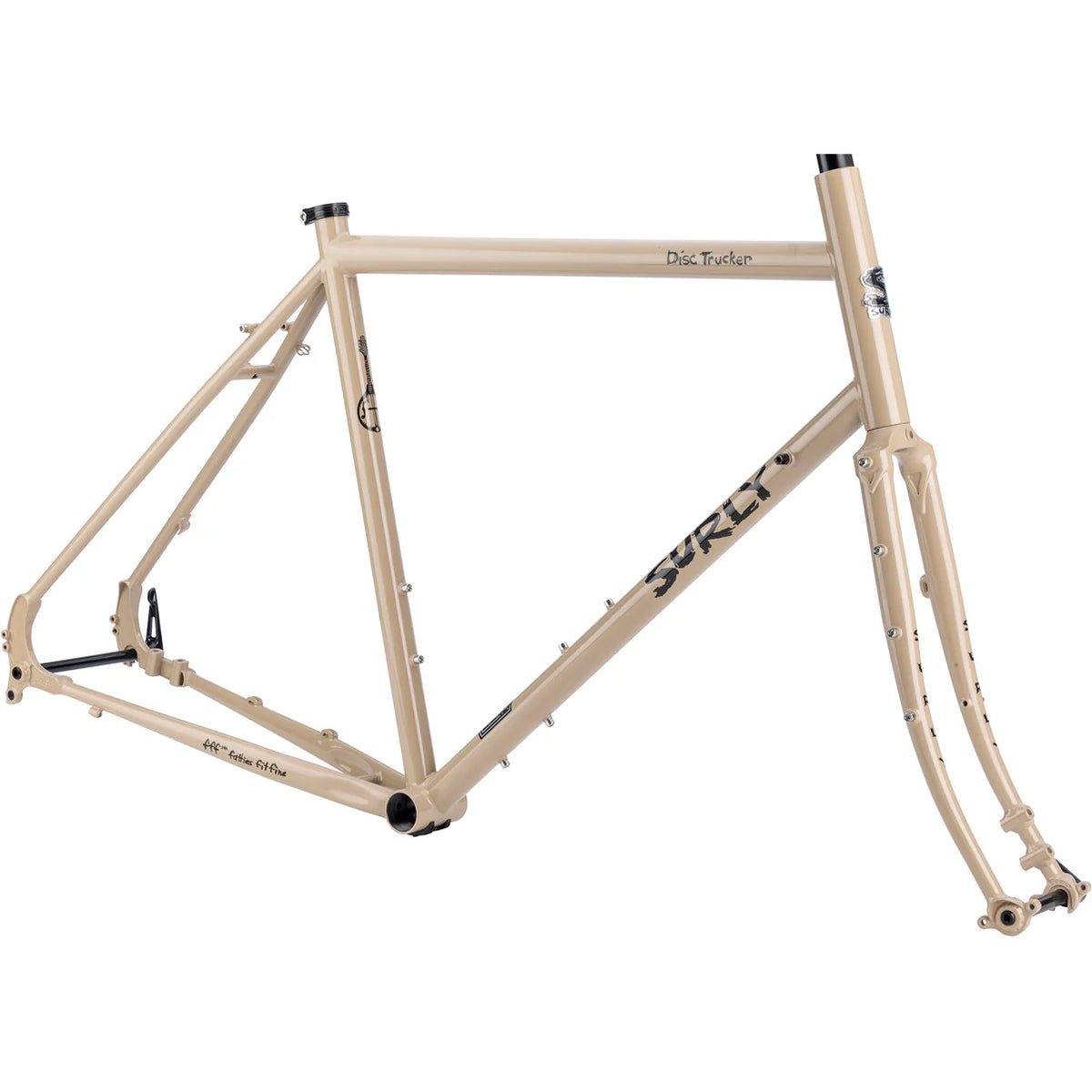 Surly - Frame Set - Disc Trucker 700c, 56cm, Grandpa's Khakis