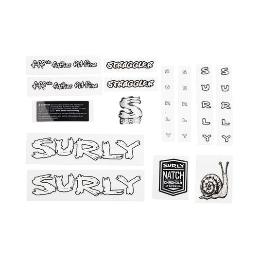 Surly Straggler Decal Set, White
