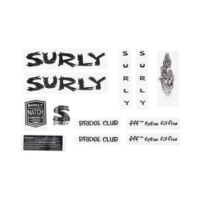 SUR Bridge Club Decal Set Black