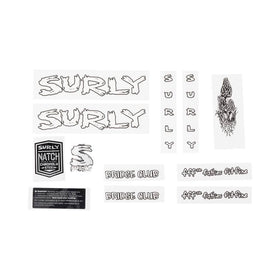 SUR Bridge Club Decal Set White