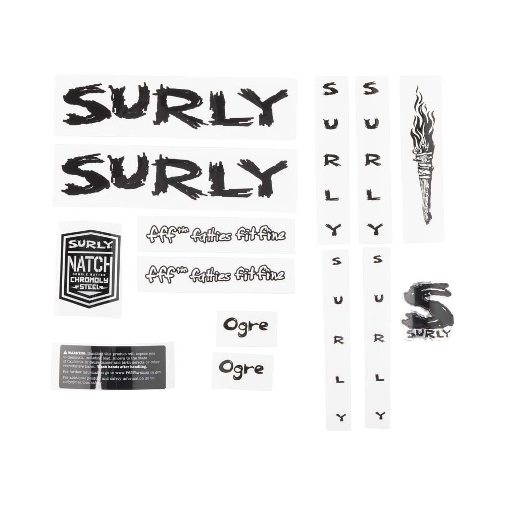 SUR Ogre Decal Set Black