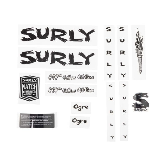 SUR Ogre Decal Set Black