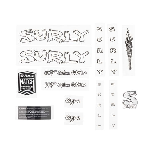 SUR Ogre Decal Set White