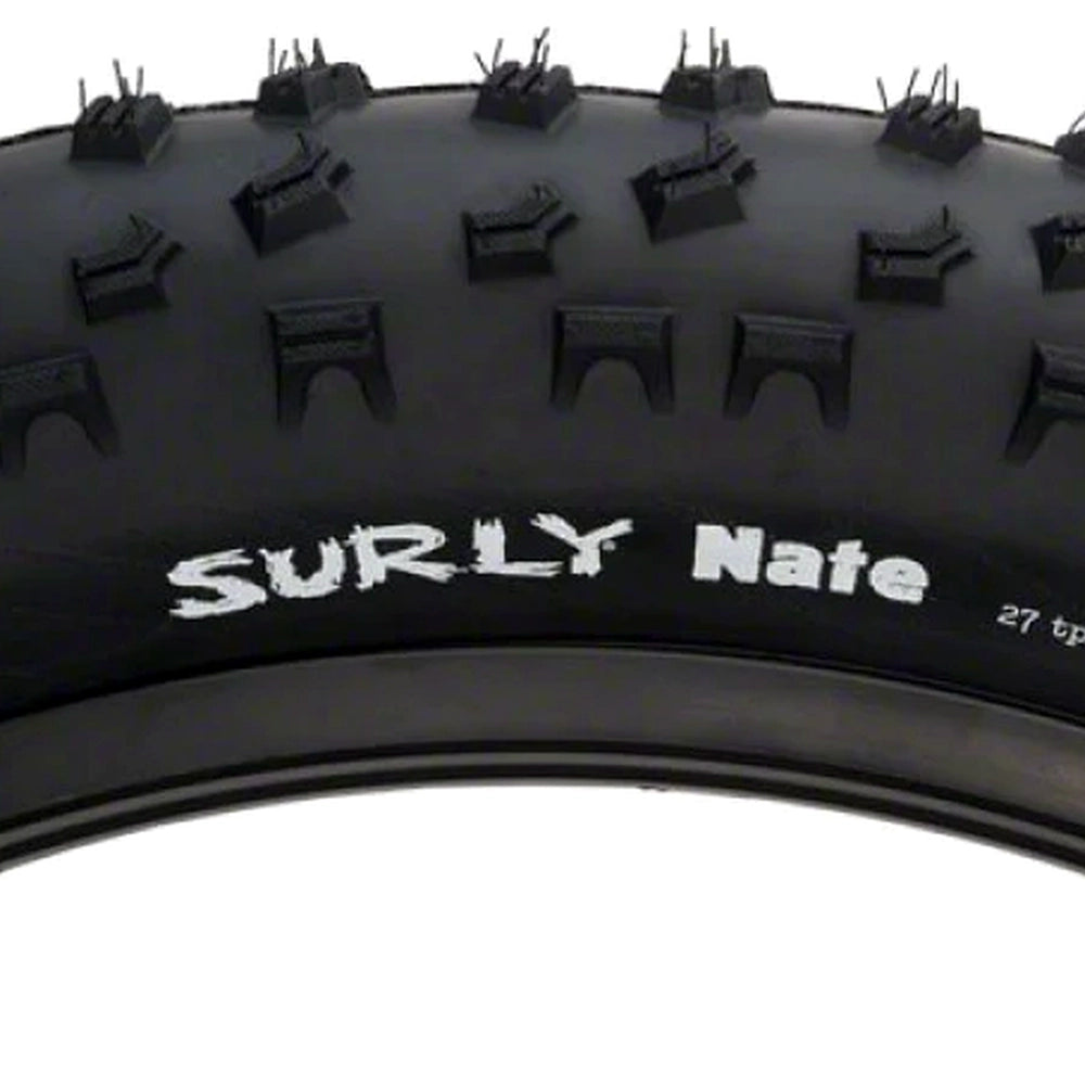 Surly Nate 26x4 27tpi tire, Wire Bead