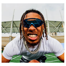 Oakley Encoder Ellipse Matte Navy Frame with Prizm Sapphire Lenses