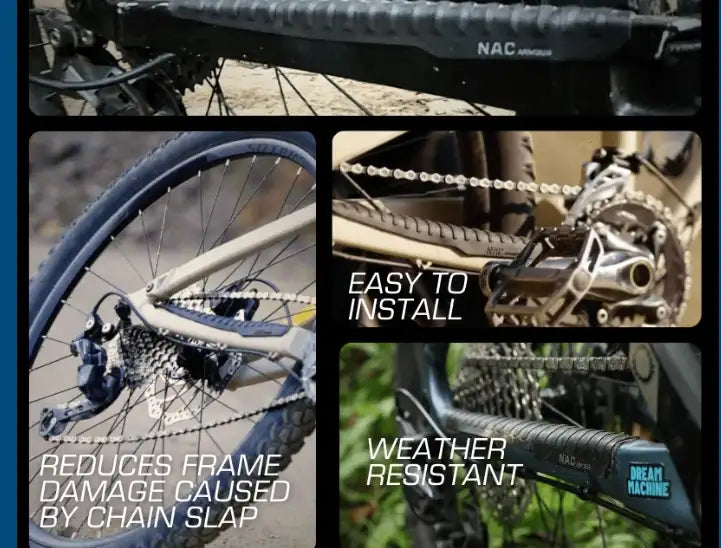 Chain Stay Protector for MTBs and Road Bikes