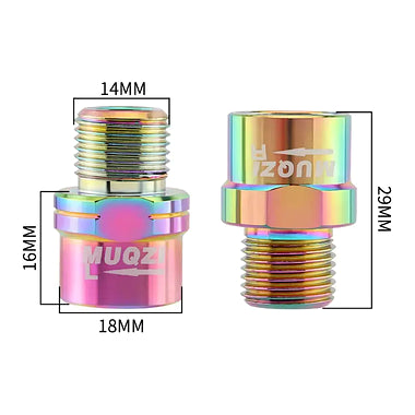 MUQZI MTB Road Bicycle Pedal Extender Bolts 9/16 Inch