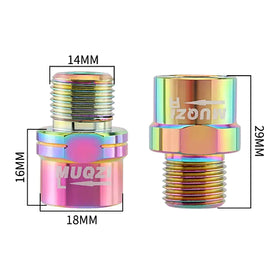 MUQZI MTB Road Bicycle Pedal Extender Bolts 9/16 Inch