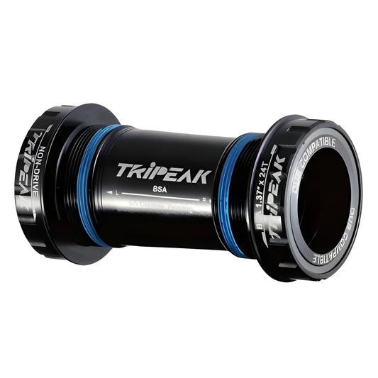 Tripeak BSA Threaded Bottom Bracket Ceramic 3-in-1 Shimano/SRAM/Rotor-Road (68mm)-Black