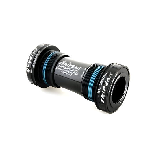 Tripeak BSA Threaded Bottom Bracket Ceramic Shimano-Road (68mm)-Black