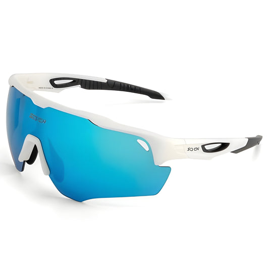SCVCN X18 Sport Glasses-Blue/White