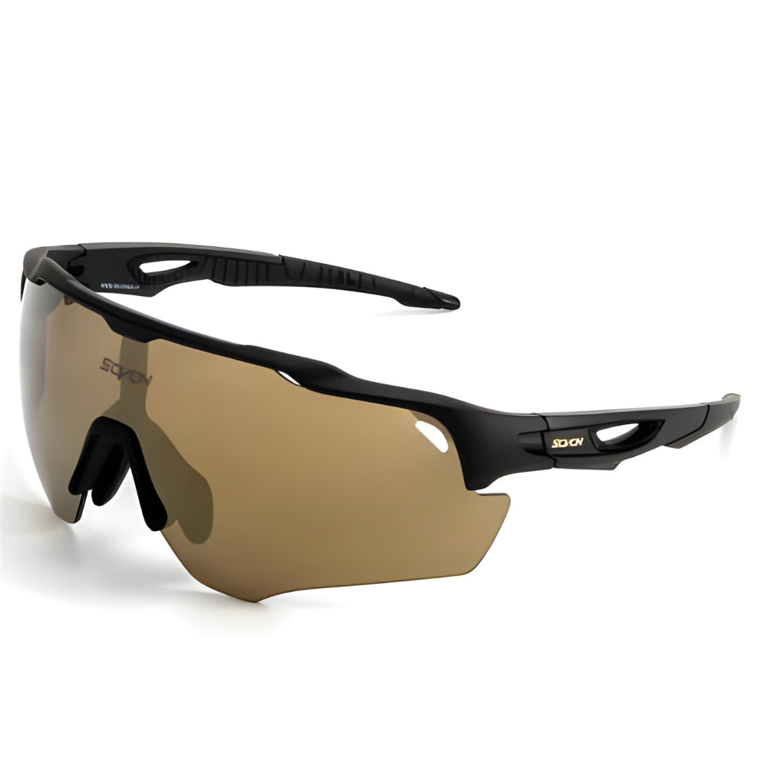 SCVCN X18 Sport Glasses-Gold/Black