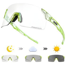 SCVCN X142 Photochromic Sunglasses-Black/Green