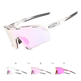 Kapvoe X170 Colour Changing Frame Photochromic Sunglasses-Pink