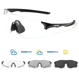 Kapvoe K1129 Photochromic Sunglasses-Black