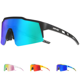 Kapvoe K9028 Kids Colour Polarized Sunglasses-Blue/Black
