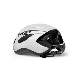 MET Strale Road Cycling Helmet (White Black)