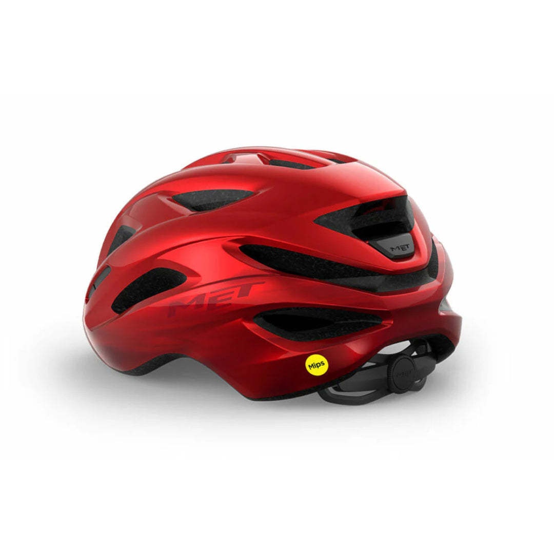 MET Idolo MIPS Road Cycling Helmet (Glossy Red Metallic)