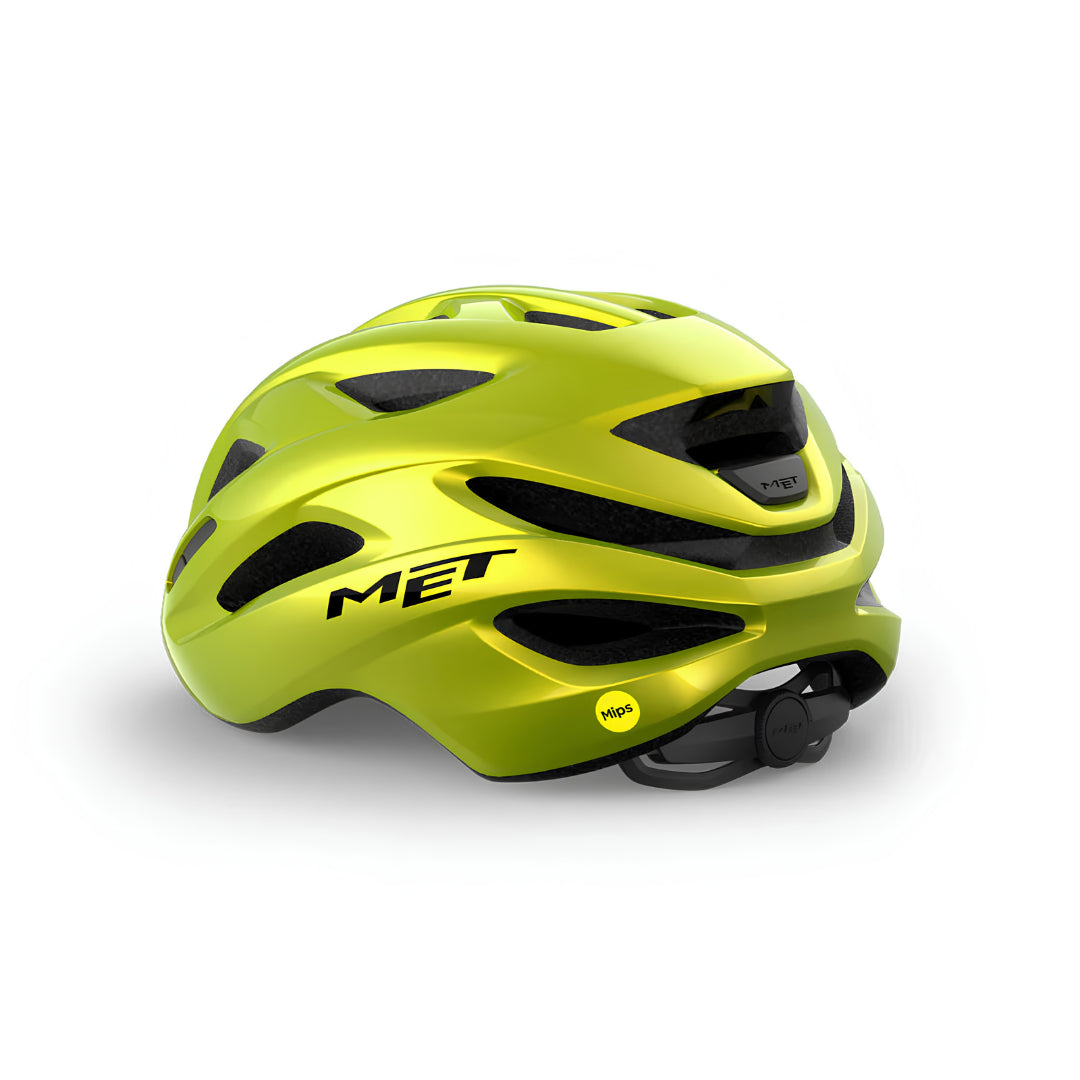 MET Idolo MIPS Road Cycling Helmet (Lime Yellow Metallic Glossy)