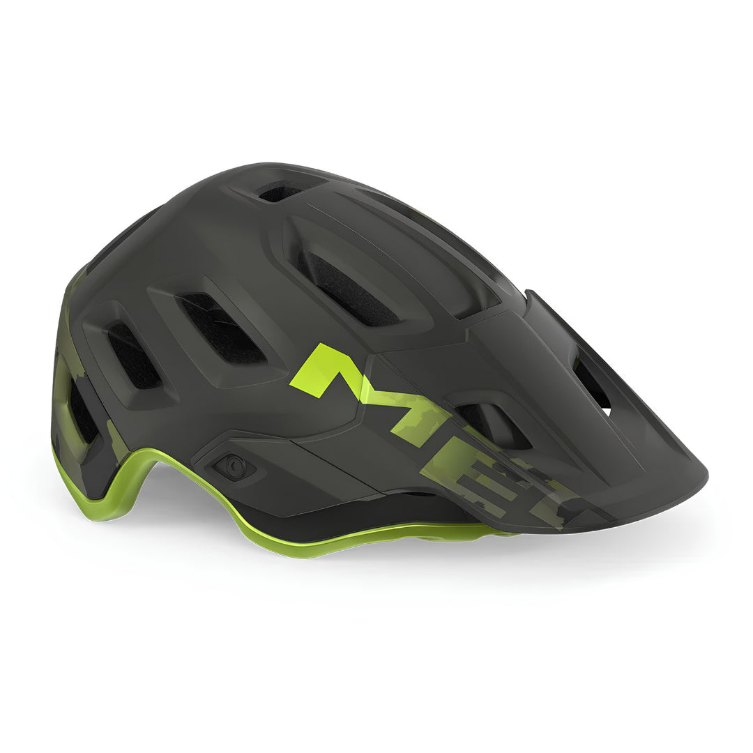 MET Roam MIPS MTB Cycling Helmet (Camo/Lime Green/Matt)