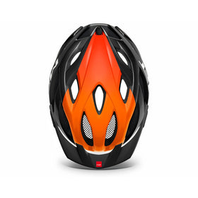 MET Crossover MTB Helmet (Black/Orange/Glossy)