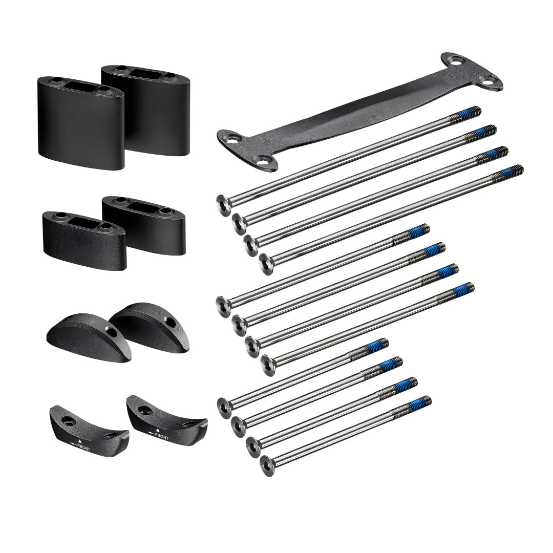 FALCON TT BAR SPACER_40mm TTH-15 SPACER (2PCS/SET) AL6061,S.B.BK 17*51*40MM
