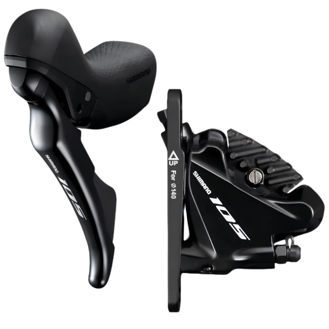 SHIMANO DISC BRAKE ASSEMBLED SET/J-kit DIRECT, ST-R7020(L),BR-R7070(F) BLACK,FOR 140MM ROTOR,RESIN(W/FIN),SL INNER 1800MM,SM-BH90 1000MM,OT-SP41 600MM,IND.PACK