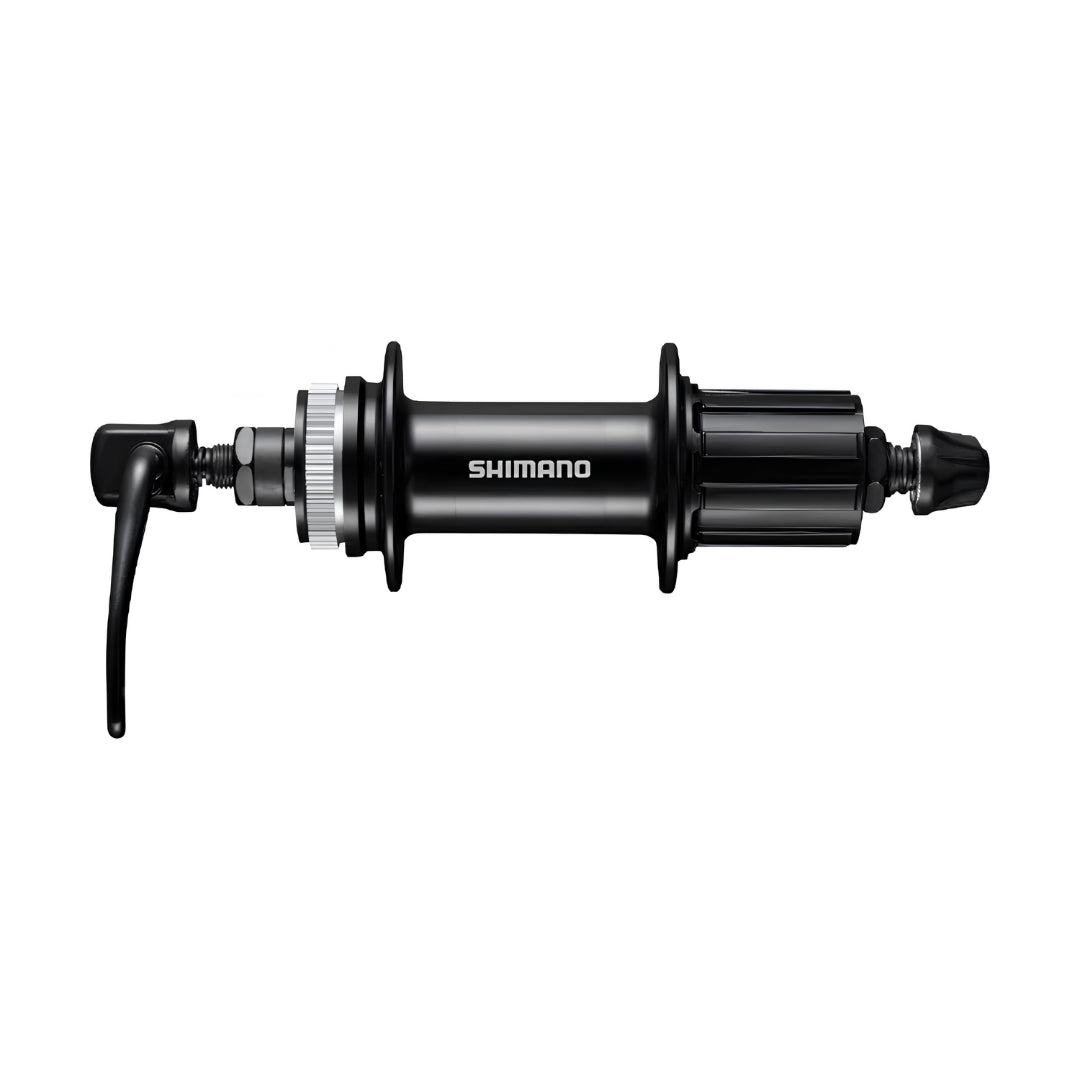 SHIMANO FREEHUB, FH-MT200-B, CENTER LOCK DISC(W/O LOCK RING) 8/9/10-SPEED 32H OLD:141MM QR:172MM(BLACK), W/O ROTOR MOUNT COVER, BLACK, IND.PACK
