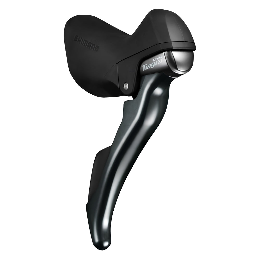 SHIMANO SHIFT/BRAKE LEVER, ST-4700, TIAGRA, RIGHT, 10-SPEED, W/2100MM INNER W/O (OUTER, OUTER STOPPER, CABLE GUIDE) BLACK BRACKET COVER, IND.PACK