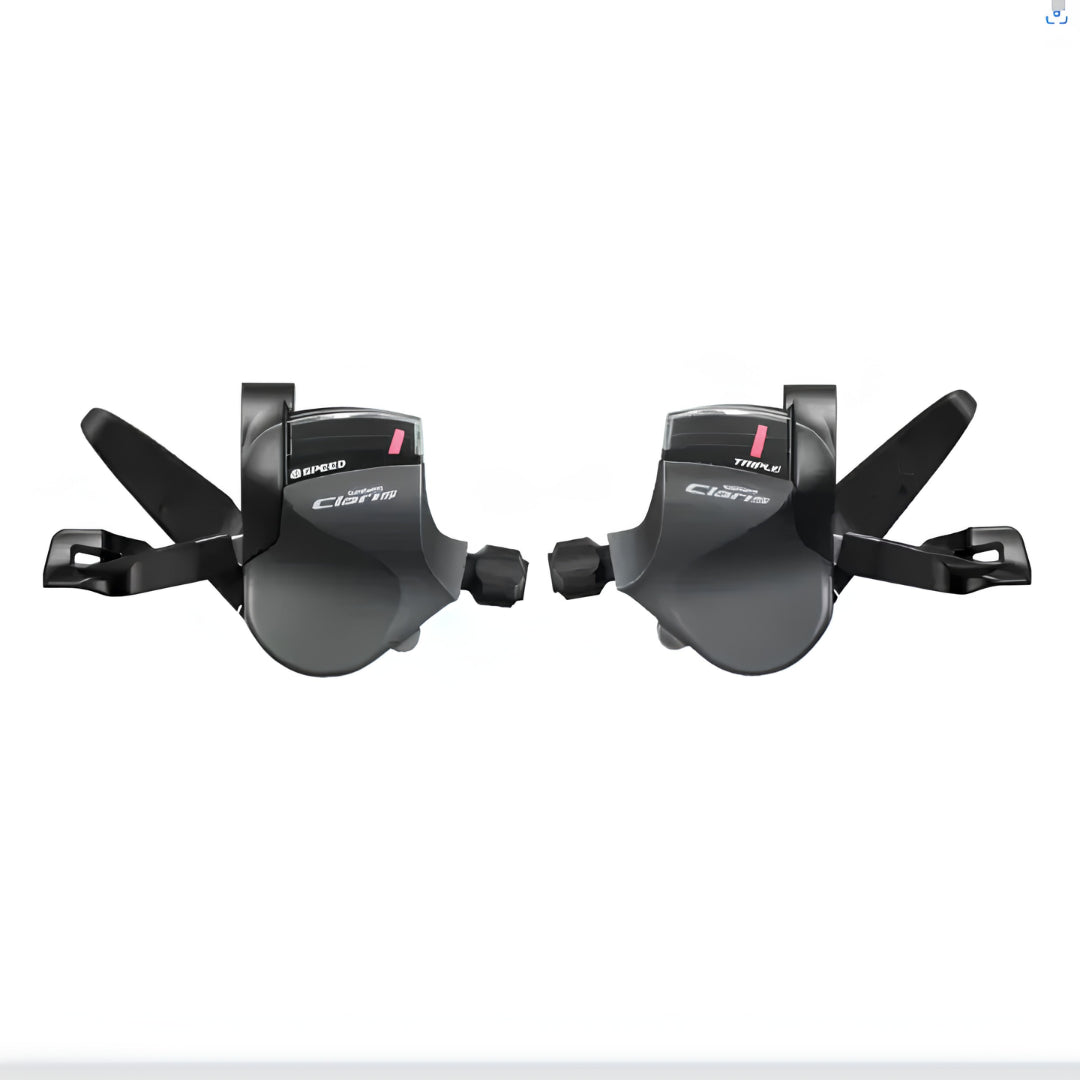 SHIFT LEVER SET, SL-R2000, CLARIS, R&L, FOR FLAT HANDLEBAR ROAD, 2X8-SPEED, RAPIDFIRE PLUS, W/OGD, W/2050X1800MM INNER600X600X300MM BLACK(SP41)OUTER, IND.PACK