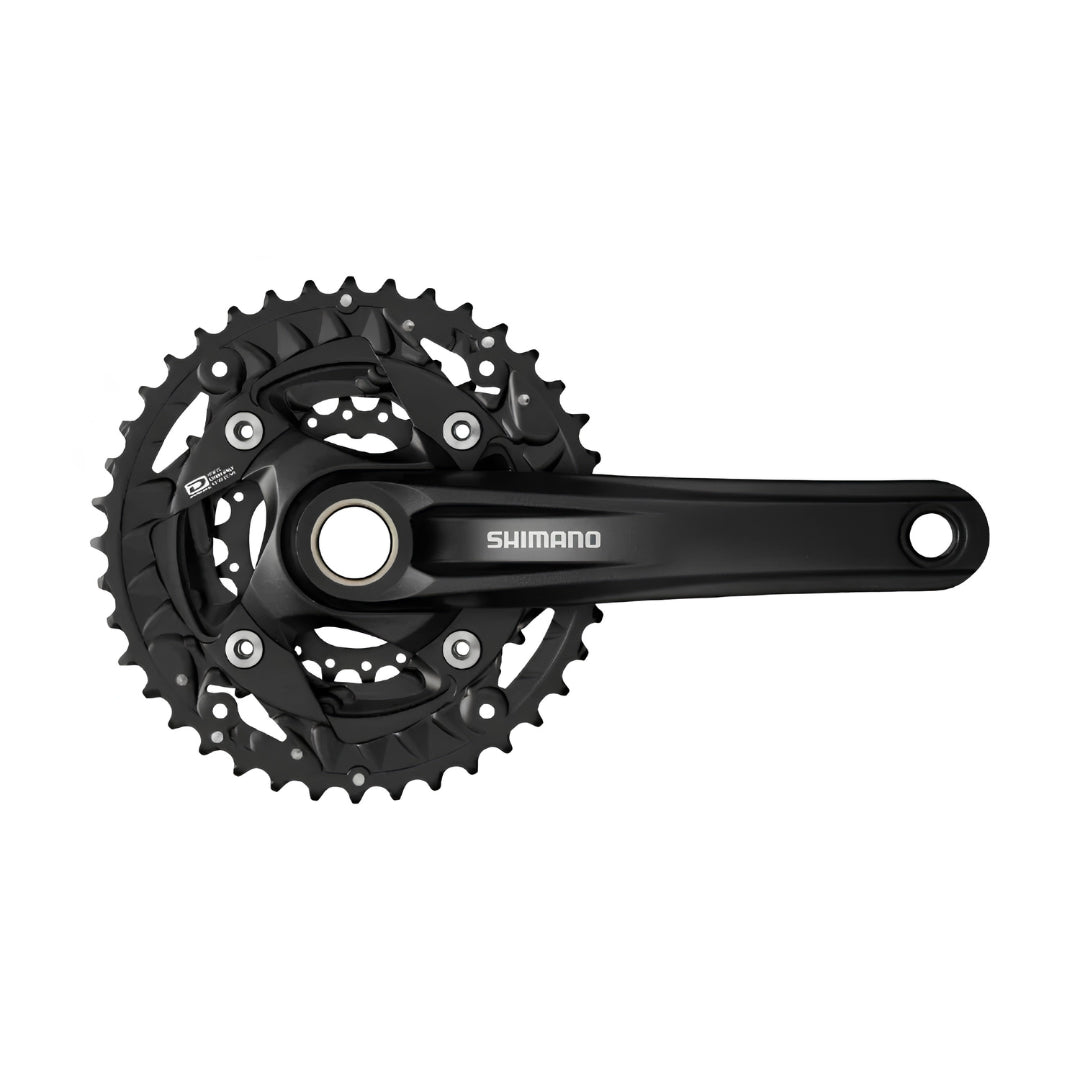 SHIMANO FRONT CHAINWHEEL FC-MT500-3, 10 SPEED, 40x30x22T, 170MM, W/O CG, FOR CHAIN LINE 50MM BLACK