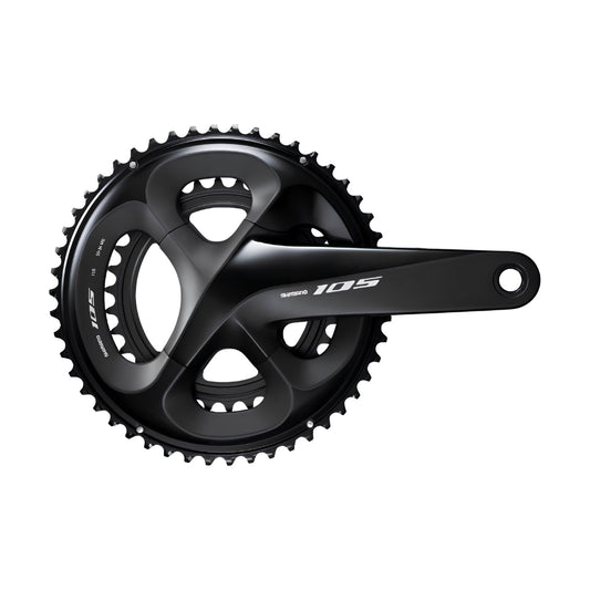 SHIMANO 105 FRONT CHAINWHEEL FC-R7000 FOR REAR 11-SPEED, HOLLOWTECH 2, 172.5MM 52-36T W/O CG, W/O BB PARTS, BLACK