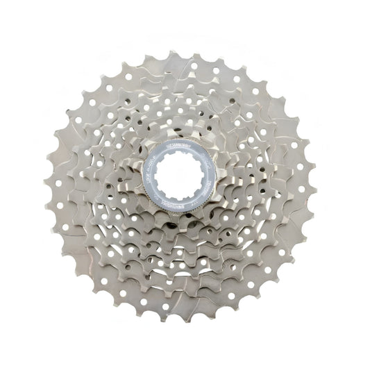 SHIMANO CASSETTE SPROCKET, CS-HG50 8 -S, NI-PLATED, 11-13-15-18-21-24-28 -32T(AW),PRE-ASSEMBLED (CS CAP), IND.PACK