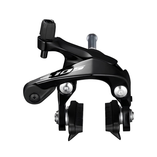 CALIPER BRAKE, BR-R7000, 105, FRONT, CS51, SUNKEN NUT:10.5/12.5/18/27/32MM, R55C4 SHOE, BLACK, IND.PACK