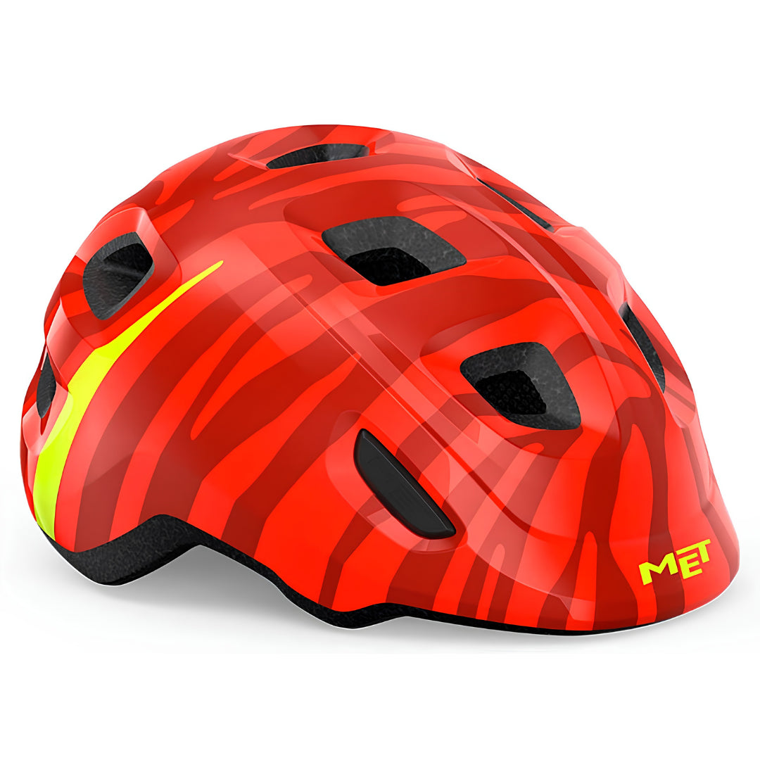 MET Hooray helmet (Red Zebra glossy)