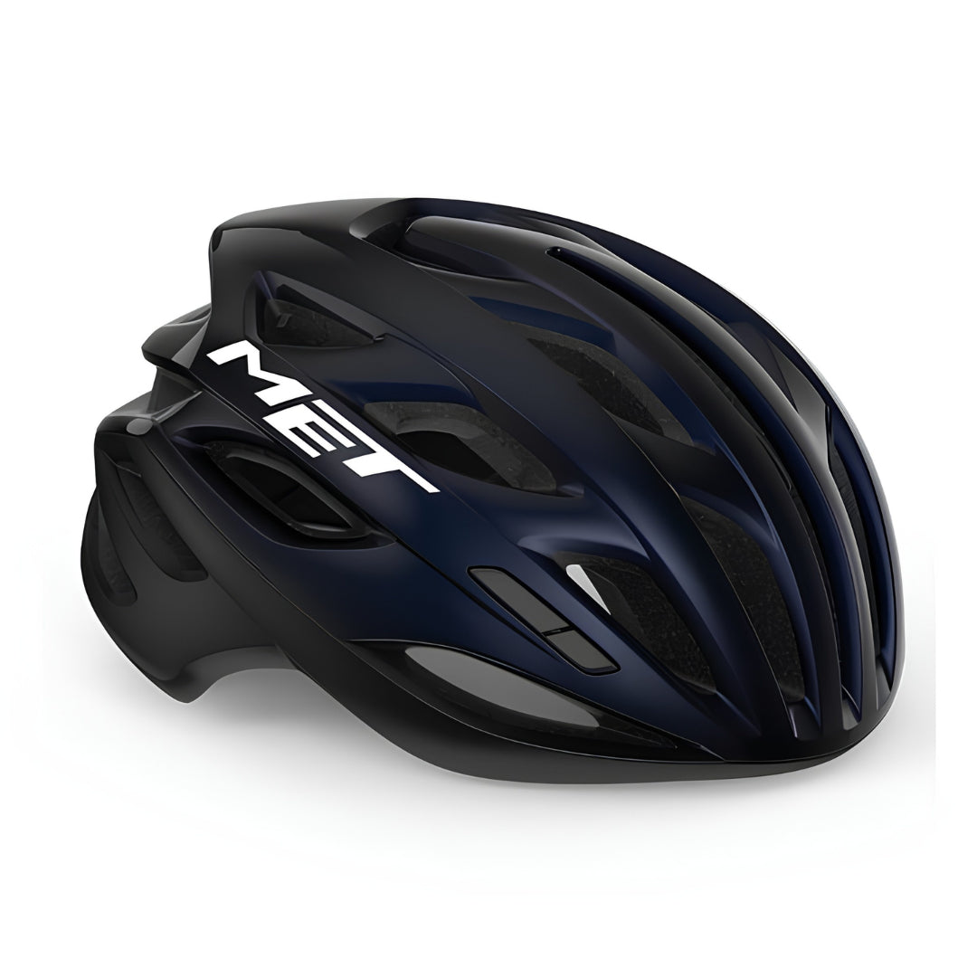 MET Helmet ESTRO MIPS Blue Pearl Black/Glossy Bicycle Helmet