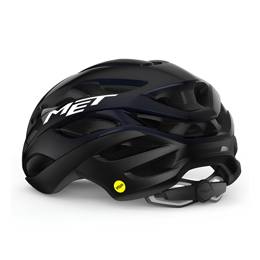 MET Helmet ESTRO MIPS Blue Pearl Black/Glossy Bicycle Helmet
